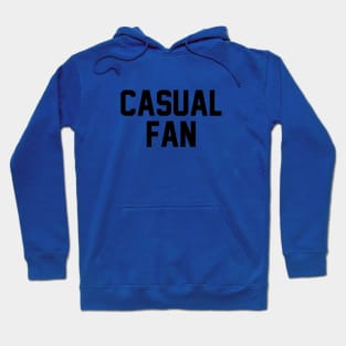 Casual Fan Black Hoodie